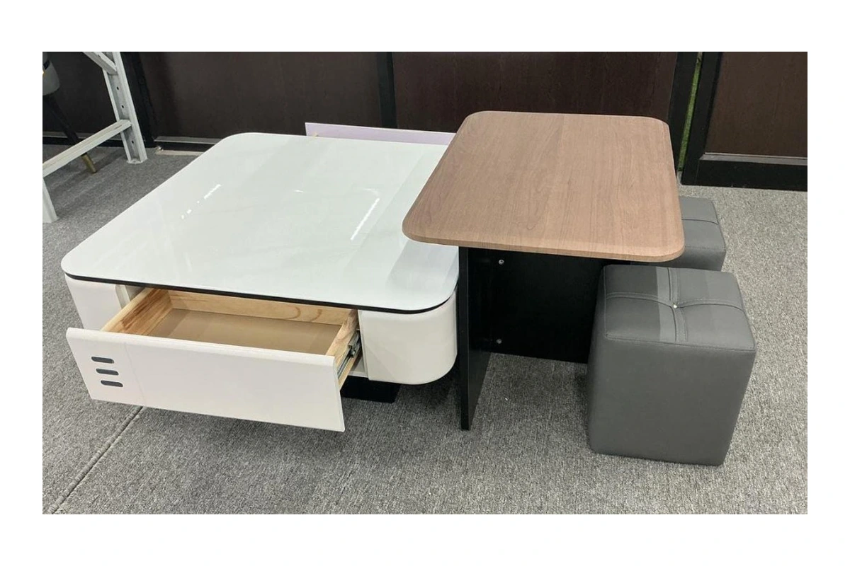Goshthi centre table with stools