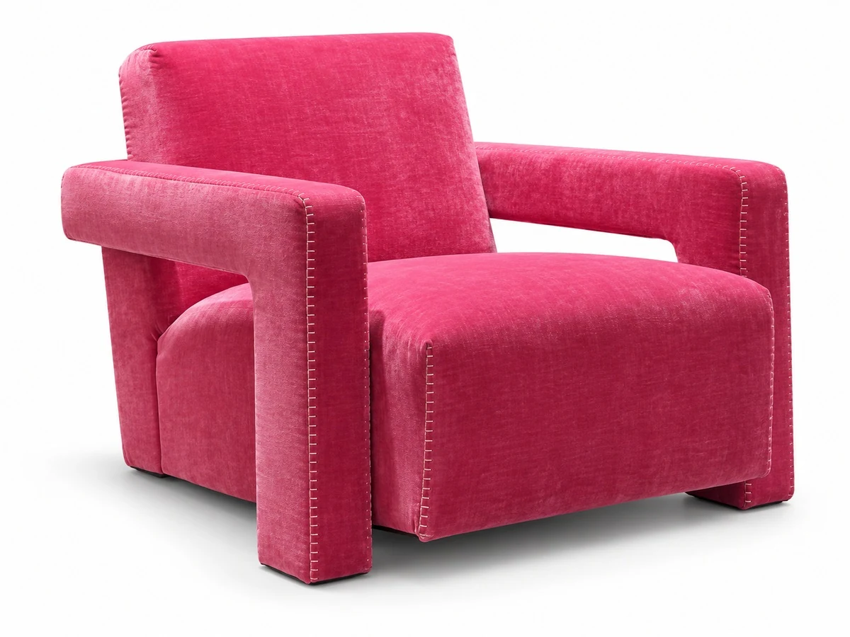 Mira velvet armchair