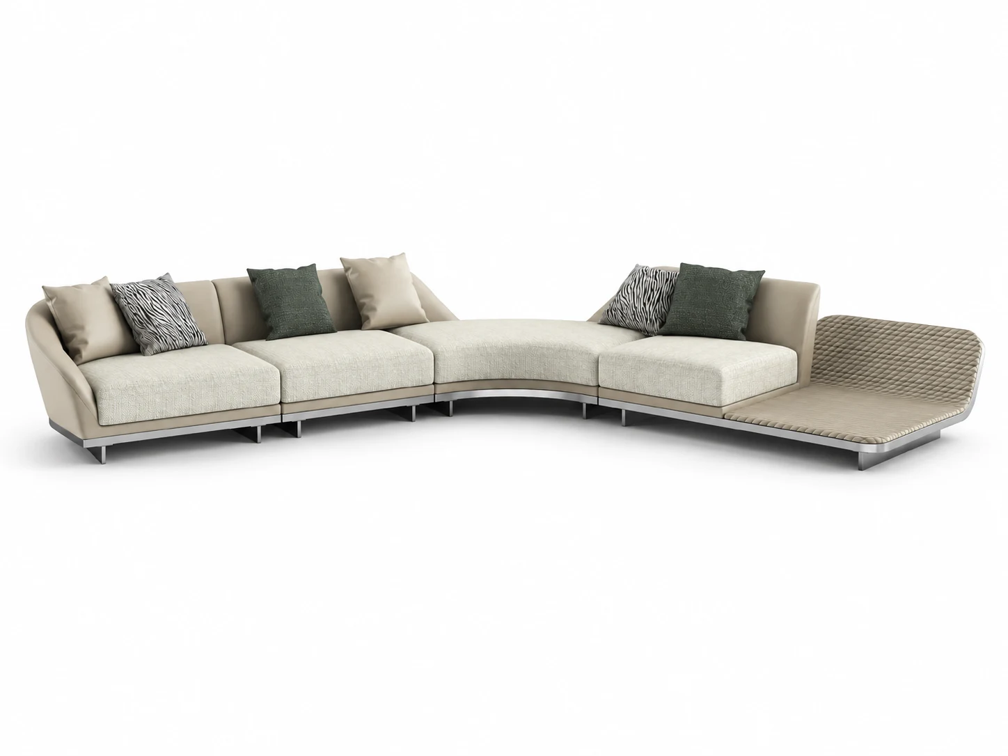 Navona angled sectional, another view