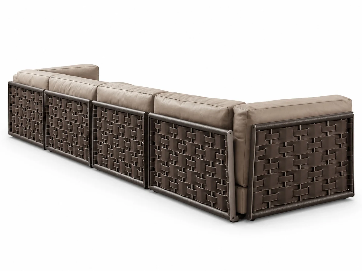 Saddle Lattice sofa, another view