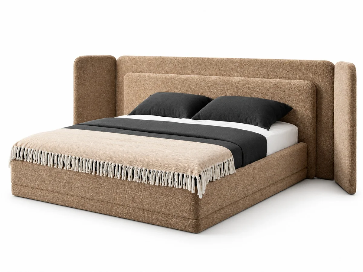 Verona wing-headboard bed